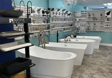 Interior image of the Hughes Supply Salisbury Kitchen & Bath Showroom